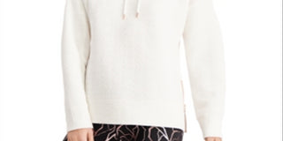 Ideology Women's Zip Hem chic Hoodie White Size XL