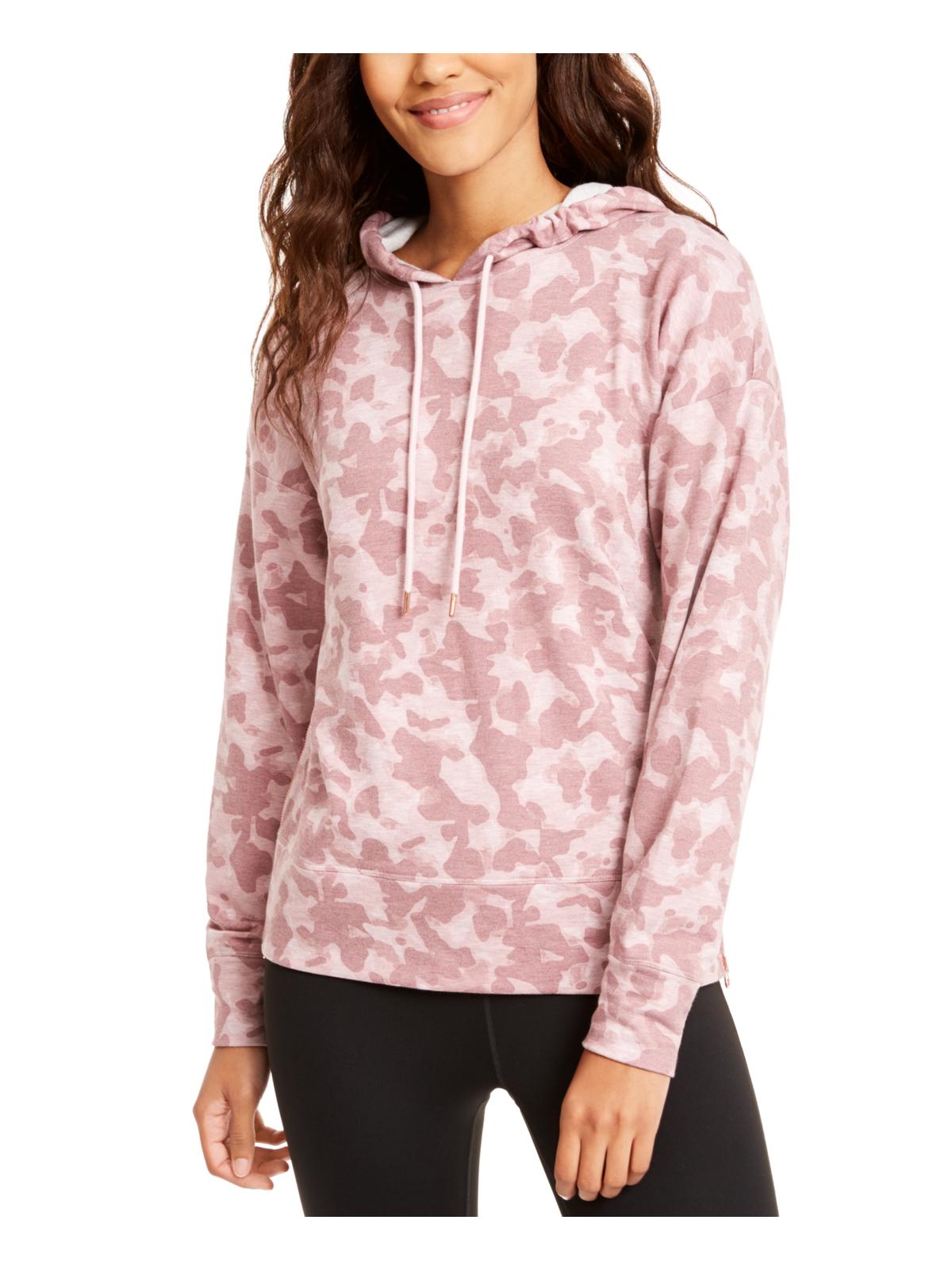 Ideology Women's Sweatshirt Fitness Hoodie Pink Size XL