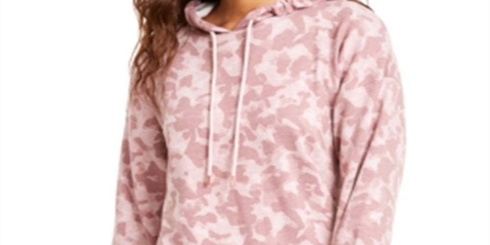 Ideology Women's Sweatshirt Fitness Hoodie Pink Size XL