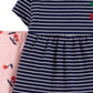 Carter's Baby Girl's Striped Cherry Print Leggings Set Blue Size 9