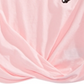 Epic Threads Big Girl's Cherry Twist Front T-Shirt Pink Size Large