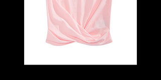 Epic Threads Big Girl's Cherry Twist Front T-Shirt Pink  Size M