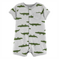 Carter's Baby Boys Snap-Up Romper Heather/Alligator Size 6 Months