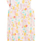 First Impressions Baby Girl's Tropical Fruit Print Cotton Romper White Size 3-6MOS