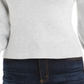 Bar III Women's Ribbed Cropped Mock Sweater Gray Size Small