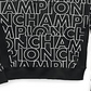 Champion Women's Reverse Weave All Over Print Pullover Hoodie Black Size X-Small