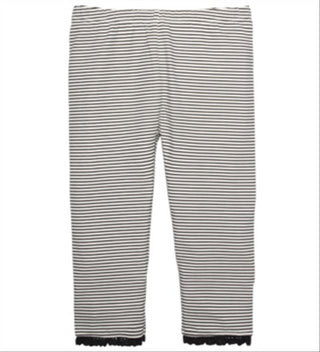 First Impressions Baby Girl's Crochet Trim Leggings White Size 3-6MOS