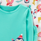 Carter's Baby Girl's 4 Pc Cotton Penguin Pajamas Set Green Size 12MOS