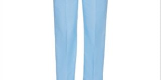 Alfred Dunner Women's Linen Blend Pull on Pants Blue Size 24X4.5