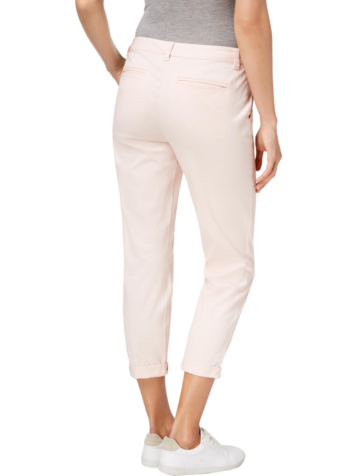 Maison Jules Women's Straight Leg Pants -Pink  Size 10