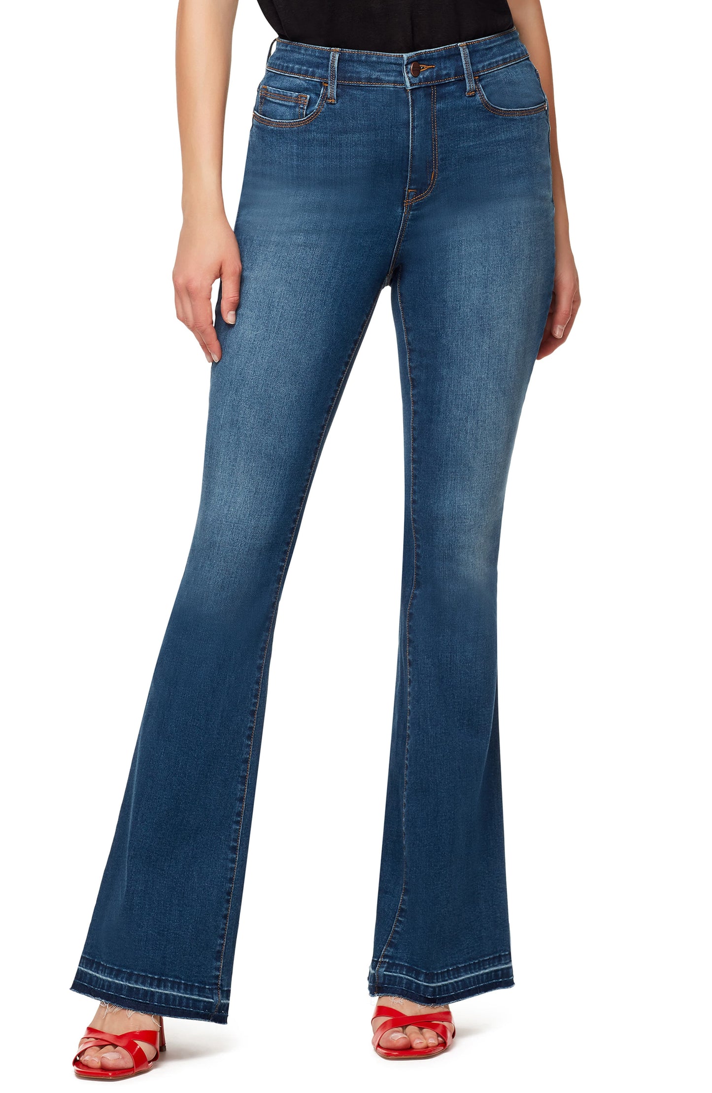 Sanctuary Women's High Rise Flared Jeans Blue Size 28/6