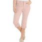Style & Co Women's Curvy Capri Pants Pink Size 18