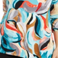 JM Collection Women's Printed Asymmetrical Hem Tunic Top Blue Size XX-Large