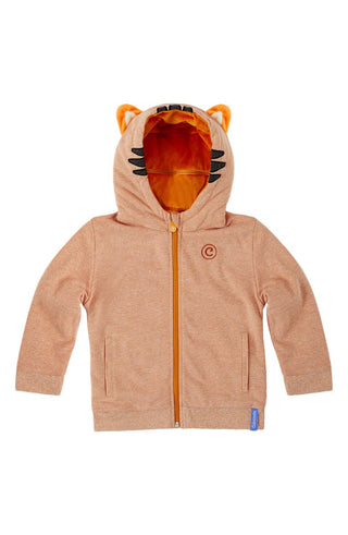 Cubcoats Toddler Tomo 2-in-1 Stuffed Animal Hoodie Orange Size 2T