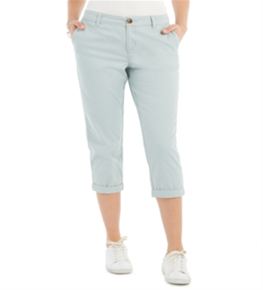 Style & Co Women's Chino Capri Pants Blue Size 6