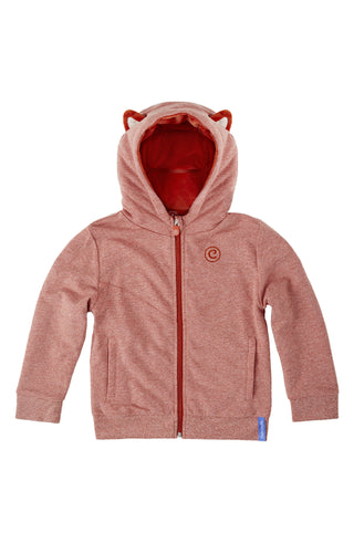 Cubcoats Kids Transforming 2 in 1  Unisex Toddler Flynn 2-in-1 Stuffed Animal Hoodie Orange