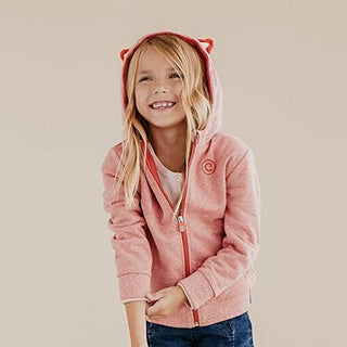 Cubcoats Kids Transforming 2 in 1  Unisex Toddler Flynn 2-in-1 Stuffed Animal Hoodie Orange