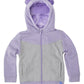 Cubcoats Toddler  Big Girl's Bori the Bear 2 in 1 Stuffed Animal Hoodie Purple
