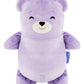 Cubcoats Toddler  Big Girl's Bori the Bear 2 in 1 Stuffed Animal Hoodie Purple