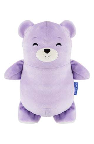 Cubcoats Toddler  Big Girl's Bori the Bear 2 in 1 Stuffed Animal Hoodie Purple