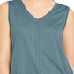Style & Co Women's High Low Tank Top Blue Size XL