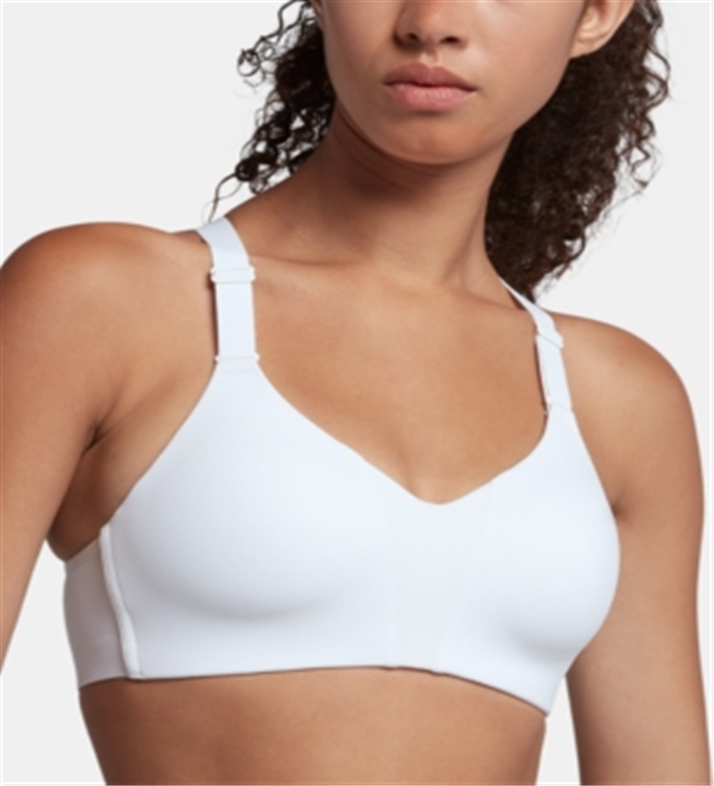 Nike Women's Sujetador Rival Pure Platinum Bra White Size 34 E
