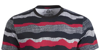 American Rag Men's Printed Crewneck T-Shirt Black Size L