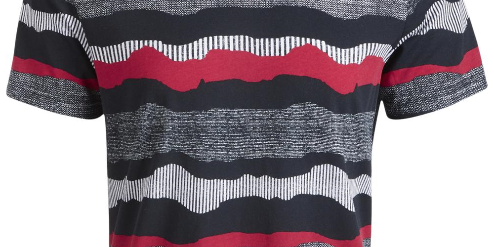 American Rag Men's Printed Crewneck T-Shirt Black Size Small