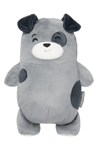 Cubcoats Boys Pimm The Puppy 2 in 1 Transforming Down Vest Hoodie & Soft Plushie Grey