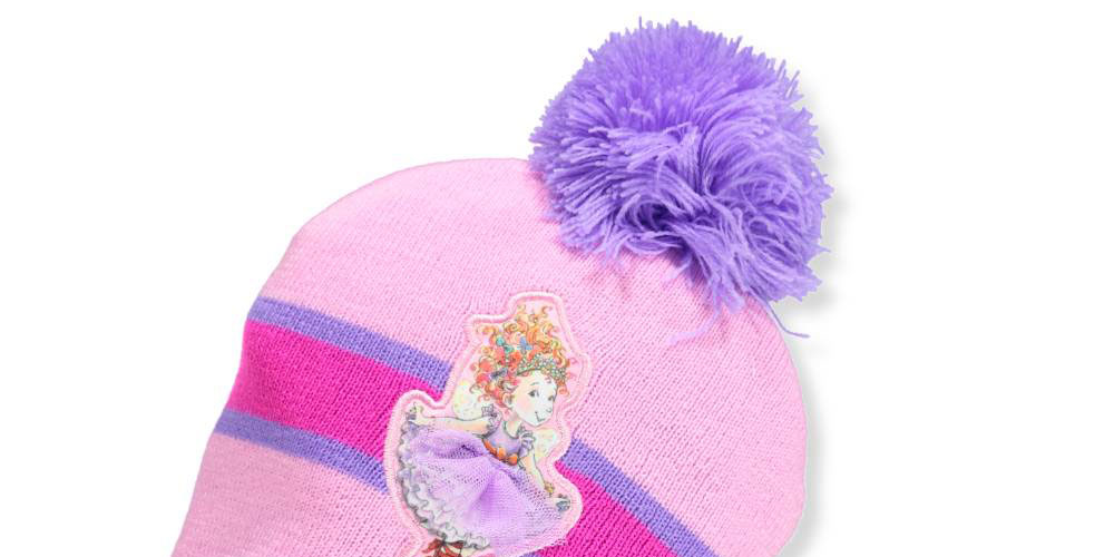 Fancy Nancy Girl's Beanie & Mittens Set Pink Size Regular