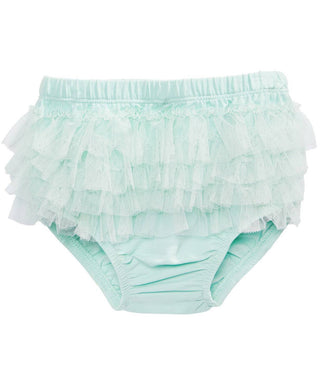 First Impressions Baby Girl's Ruffled Tulle Bloomers Green Size 0-3 Months