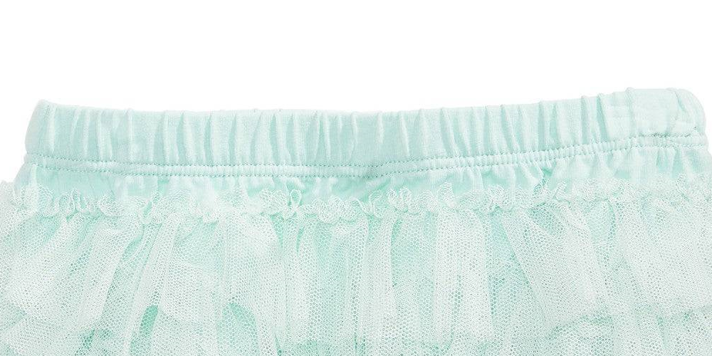 First Impressions Baby Girl's Ruffled Tulle Bloomers Green Size 0-3 Months