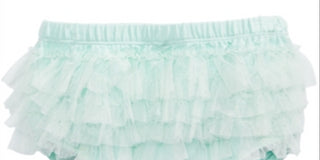 First Impressions Baby Girl's Ruffled Tulle Bloomers Green Size 0-3 Months