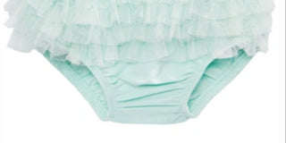 First Impressions Baby Girl's Ruffled Tulle Bloomers Green Size 0-3 Months