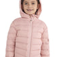 Cubcoats Girl's  Kali 2-in-1 Stuffed Animal & Hooded Down Jacket Pink