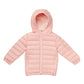 Cubcoats Girl's  Kali 2-in-1 Stuffed Animal & Hooded Down Jacket Pink