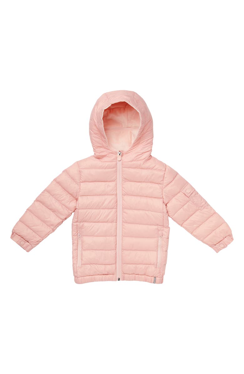 Cubcoats Girl's  Kali 2-in-1 Stuffed Animal & Hooded Down Jacket Pink