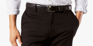Dockers Men's Easy Stretch Classic Fit Pants Black Size 30X30
