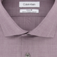 Calvin Klein Men's Performance Stretch Print Dress Shirt Dark Red Size 16X32-33
