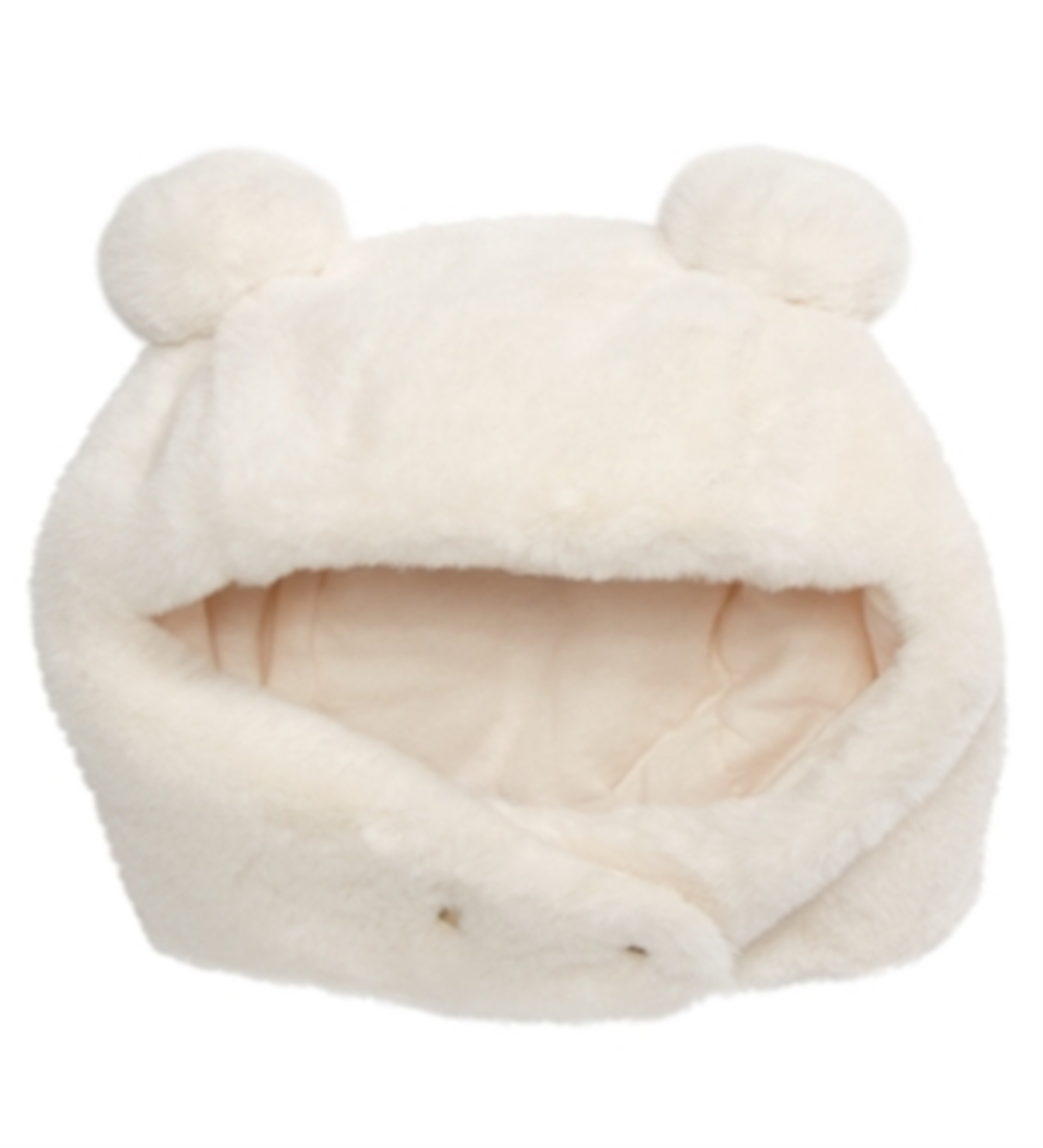 First Impressions Baby Girl's & Boys Faux-Fur Pom Pom Hat Ivory Size 12-24 M