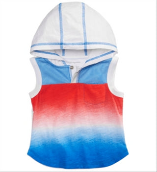 First Impressions Baby Boy's Hooded Cotton Tank Top White Size 18 Months