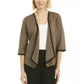 Alfani Women's Drape Front Cardigan Brown Size Petite S