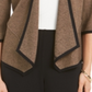 Alfani Women's Drape Front Cardigan Brown Size Petite S