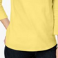 Charter Club Women's Pima Cotton Button Shoulder Top Yellow Size Petite XL
