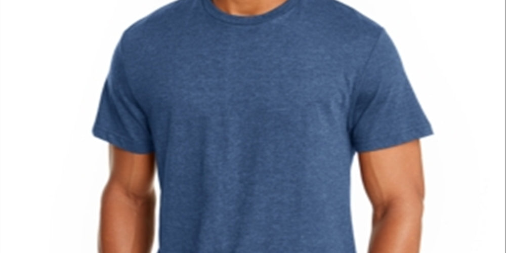 Alfani Men's Crewneck Undershirt Blue Size XX-Large