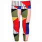 Ideology Big Girl's Color blocked High Rise Ankle Leggings Multi Size M