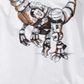 Epic Threads Toddler Boy's Robot Dino T-Shirt -White Size 2 T