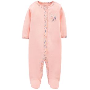 Carter's Baby Girls' Footie Sleep N Play Pink Bunny Size 6 Months