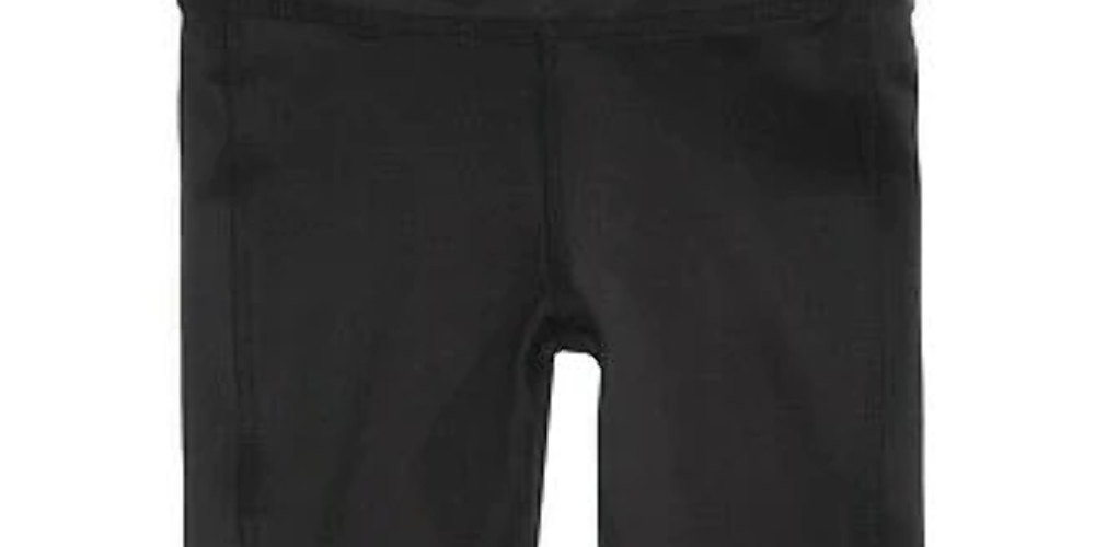 Ideology Big Girl's Cage Capri Leggings Black Size-S 7/8