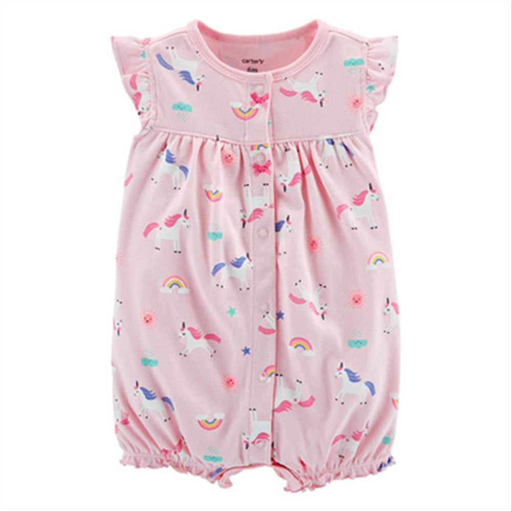 Carter's Baby Girl's Creeper Pink Size 9 MOS